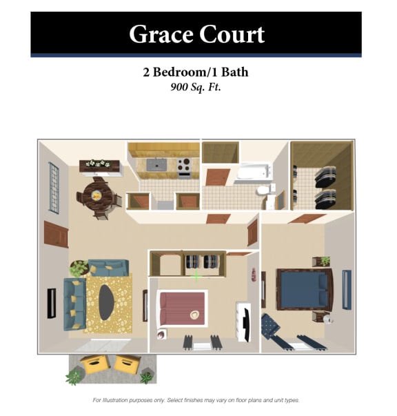 1 & 2 Bedroom Apartments in Fort Mitchell, KY Grace Court